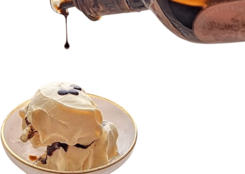 Balsamic Vinegar on Vanilla Ice Cream