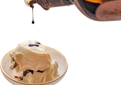Balsamic Vinegar on Vanilla Ice Cream