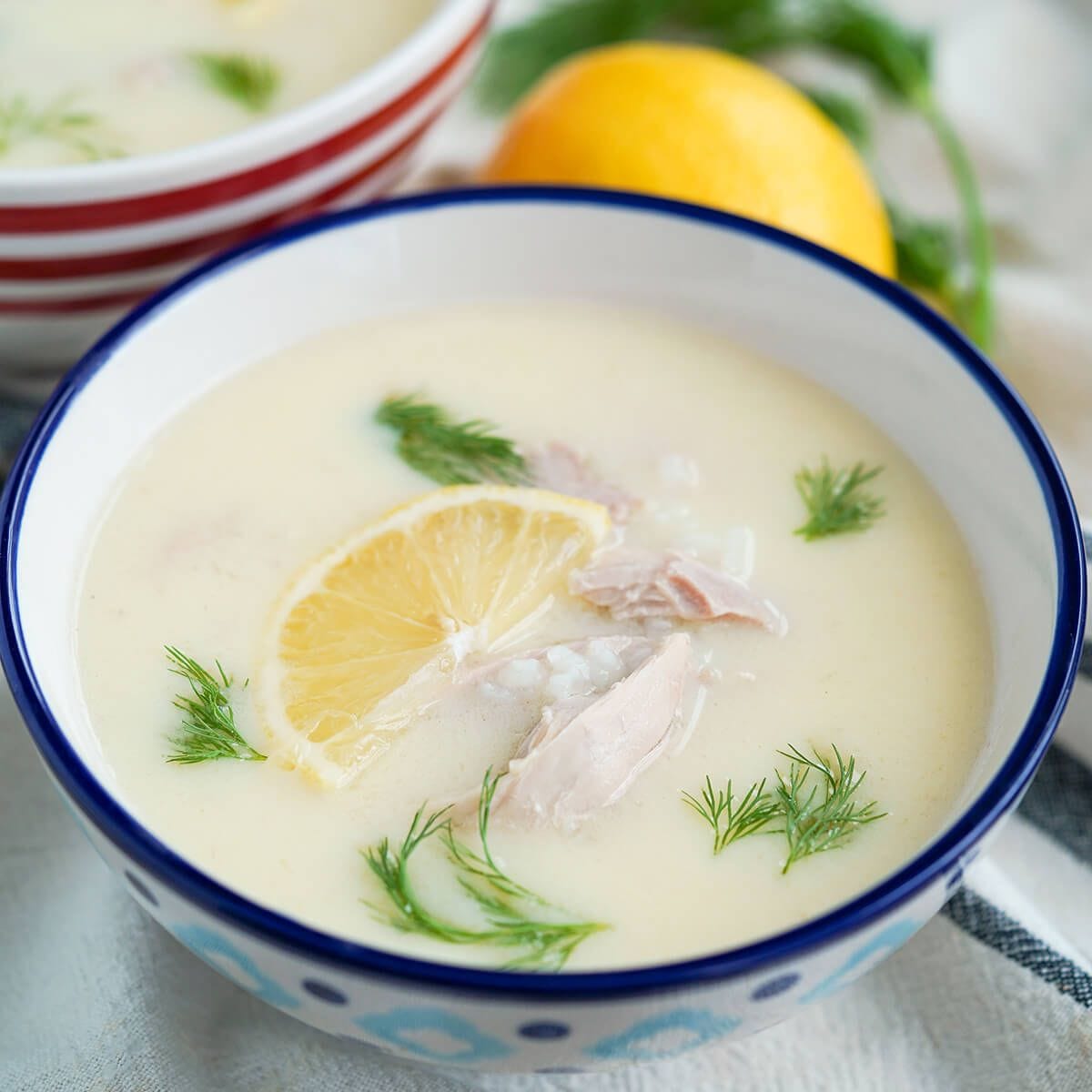 Avgolemono soup