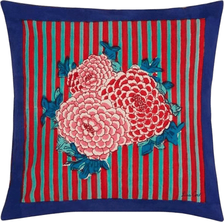 Lisa Corti Arabesque Corolla Square Cushion