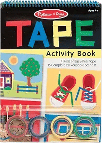 Melissa & Doug Tape Activity Book (Blue, Green, Red, Yellow)
