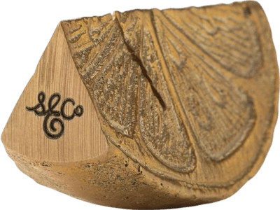 Clementine Brass Place Card Set