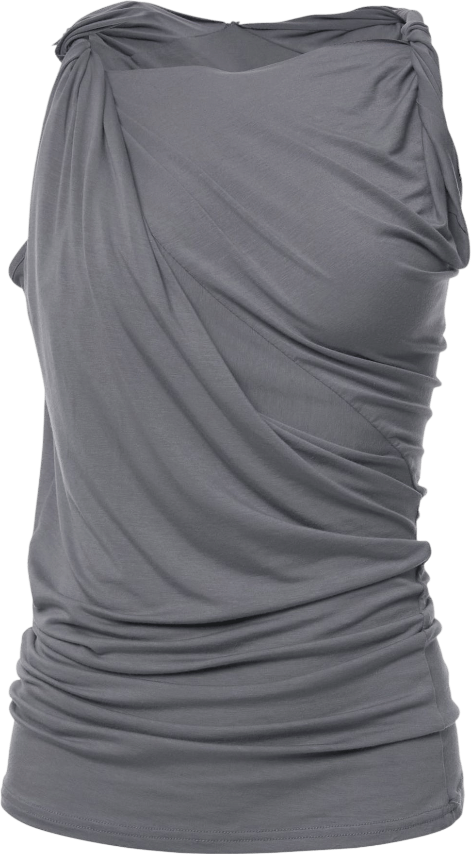 Braided Asymmetrical Sleeveless Top (FL-166)