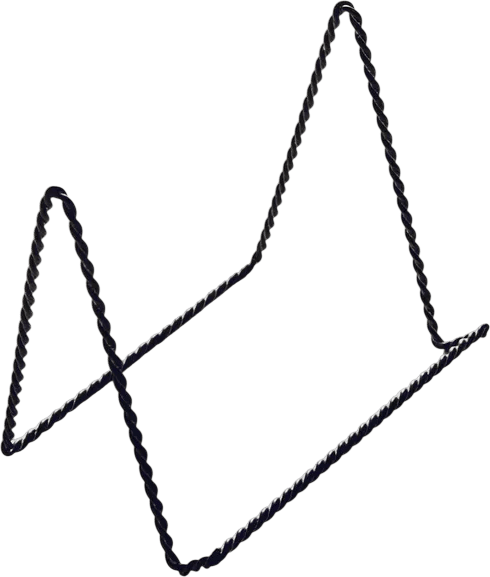 Braided Metal Display Stand