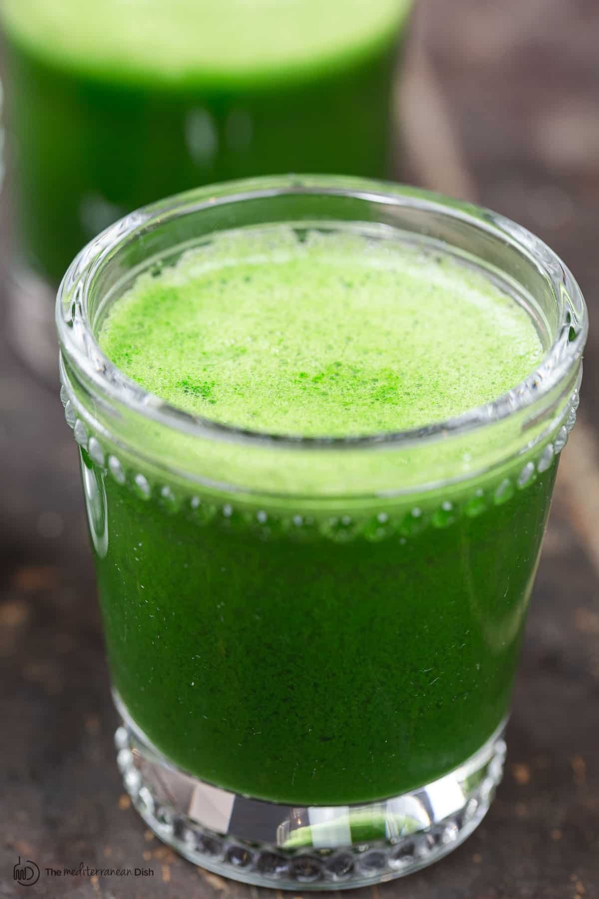 Homemade green juice