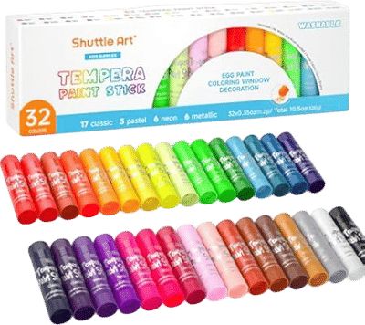 The Pencil Grip Kwik Stix Solid Tempera Paint Sticks