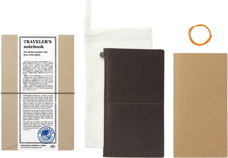 TRAVELER'S Company Notebook Brown (Normal Size)