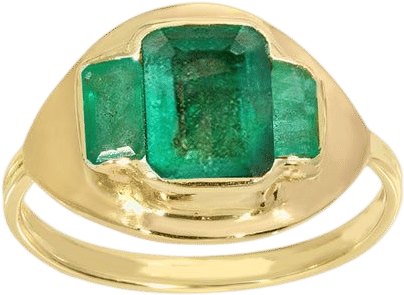 Oasis Ring in Emerald (christinamagdolna)