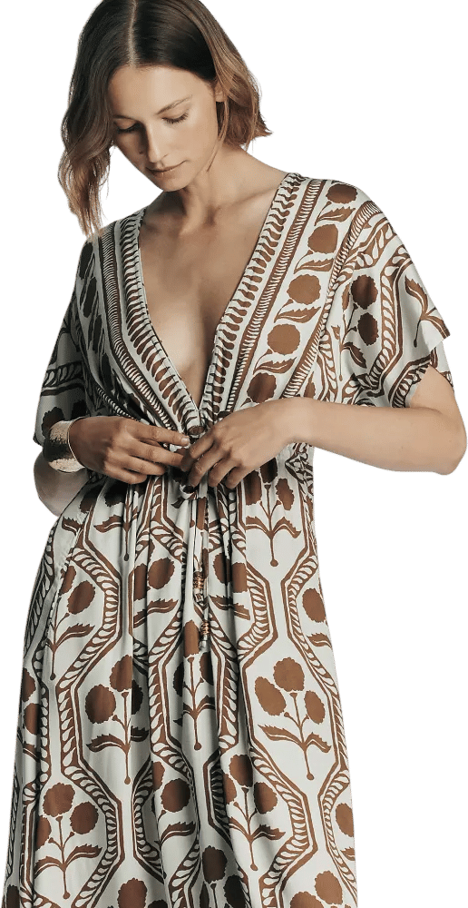 Omika Pia Printed Kaftan