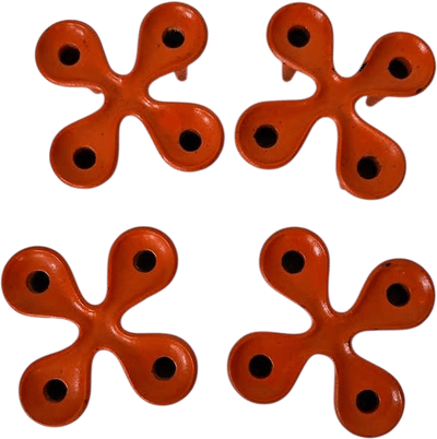 1960s Dansk Clover Candle Holders