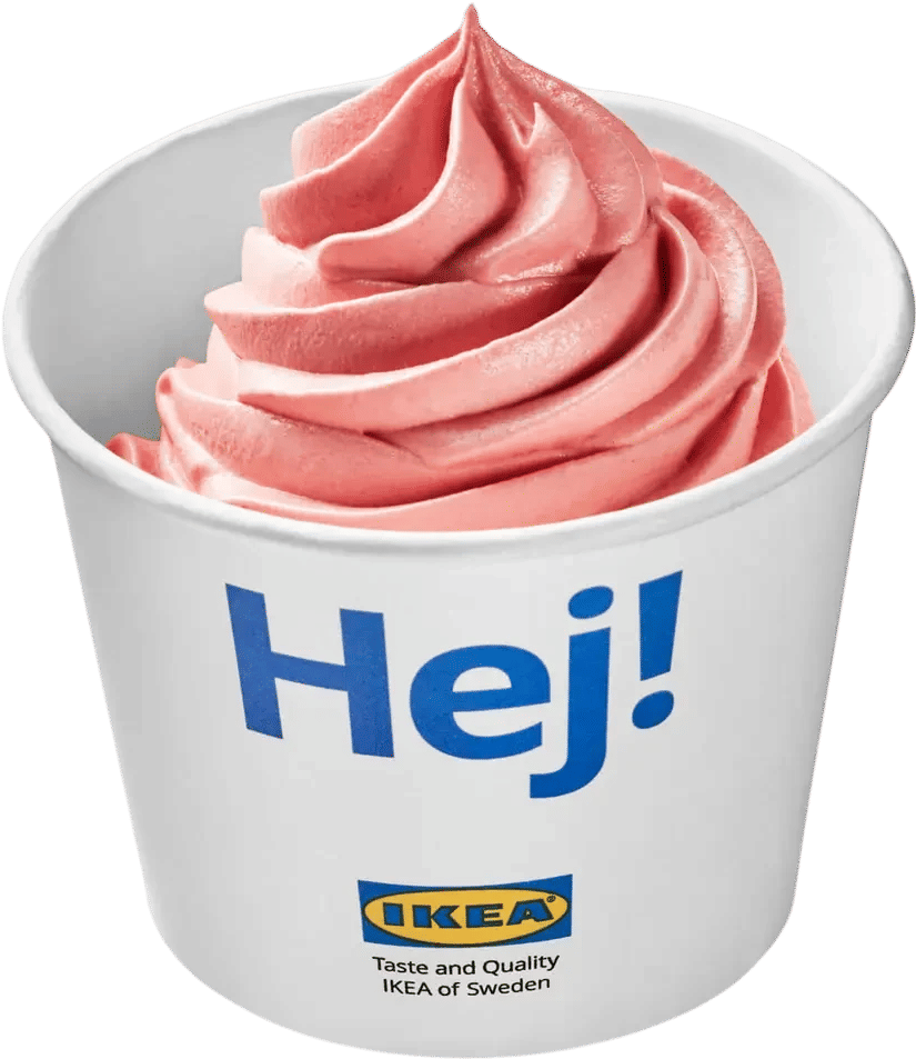 IKEA Strawberry Ice Cream