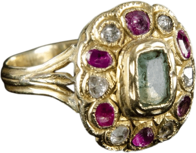 19th-Century Moroccan Jewish Gold Ring