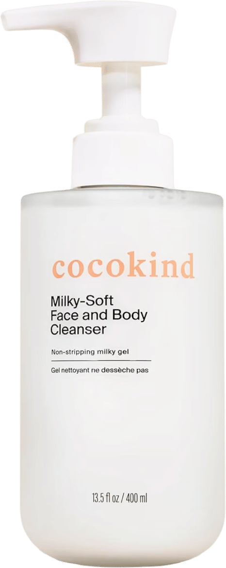 cocokind milk-soft face + body cleanser!