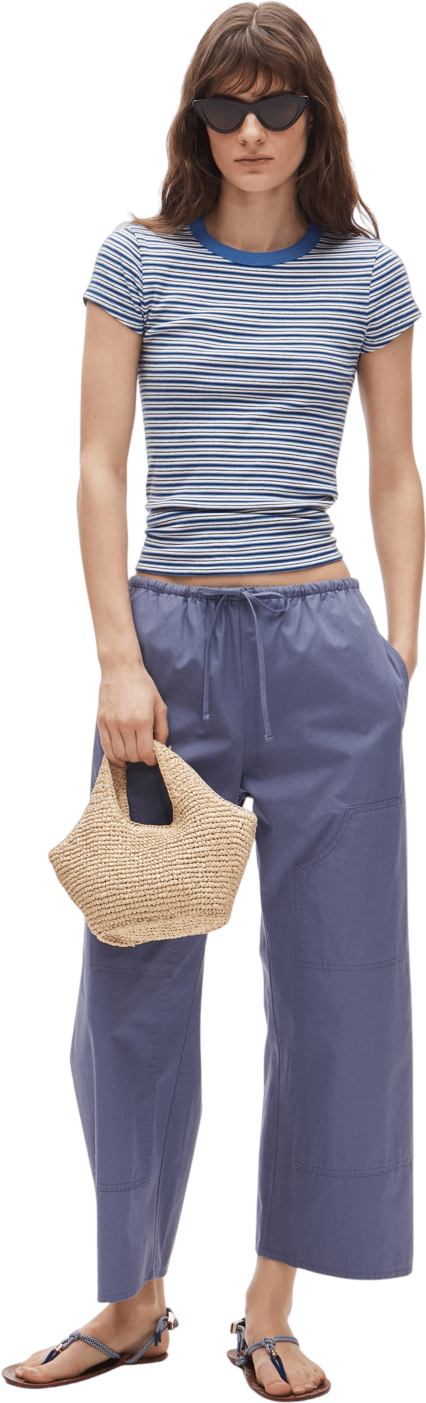 J.Crew Luna Pant in Cotton Poplin