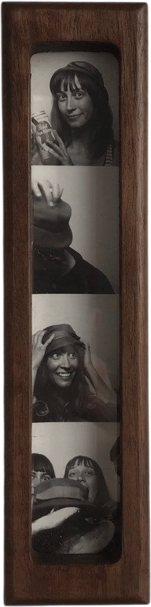 Walnut Photo Booth Frame: MCM Magnetic Picture Strip (1.5 X 8 Inches)