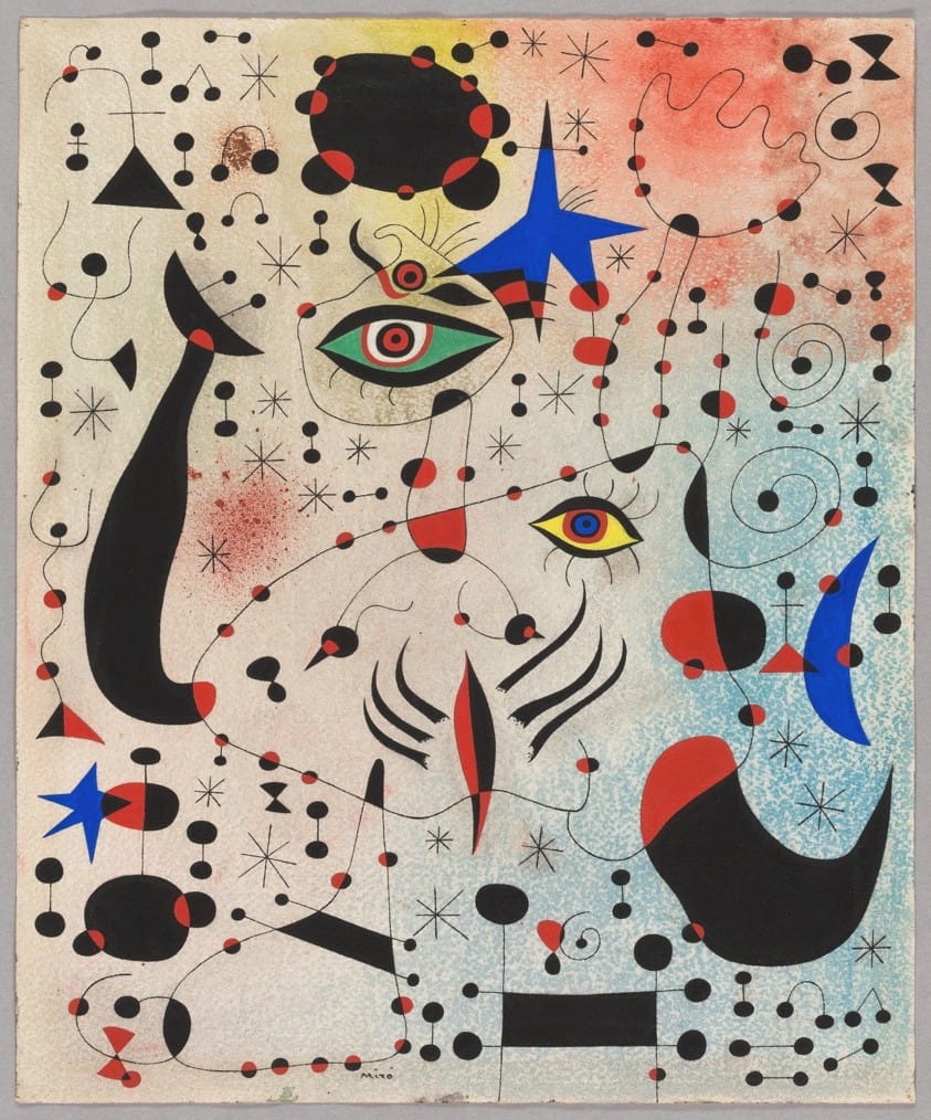 Ciphers and Constellations in Love with a Woman (1941) Artist: Joan Miró. Spanish, 1893-1983