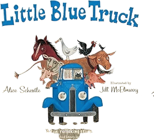 little blue truck