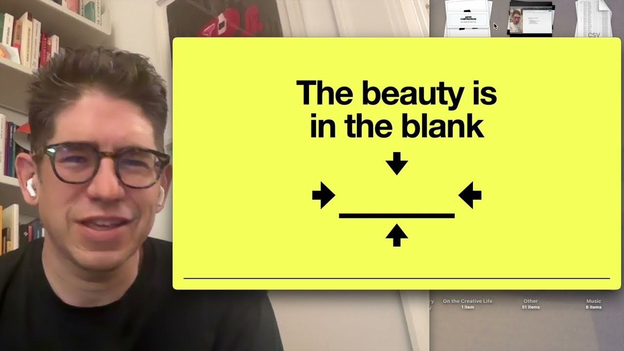 Yancey Strickler's Newsletter & YouTube Channel