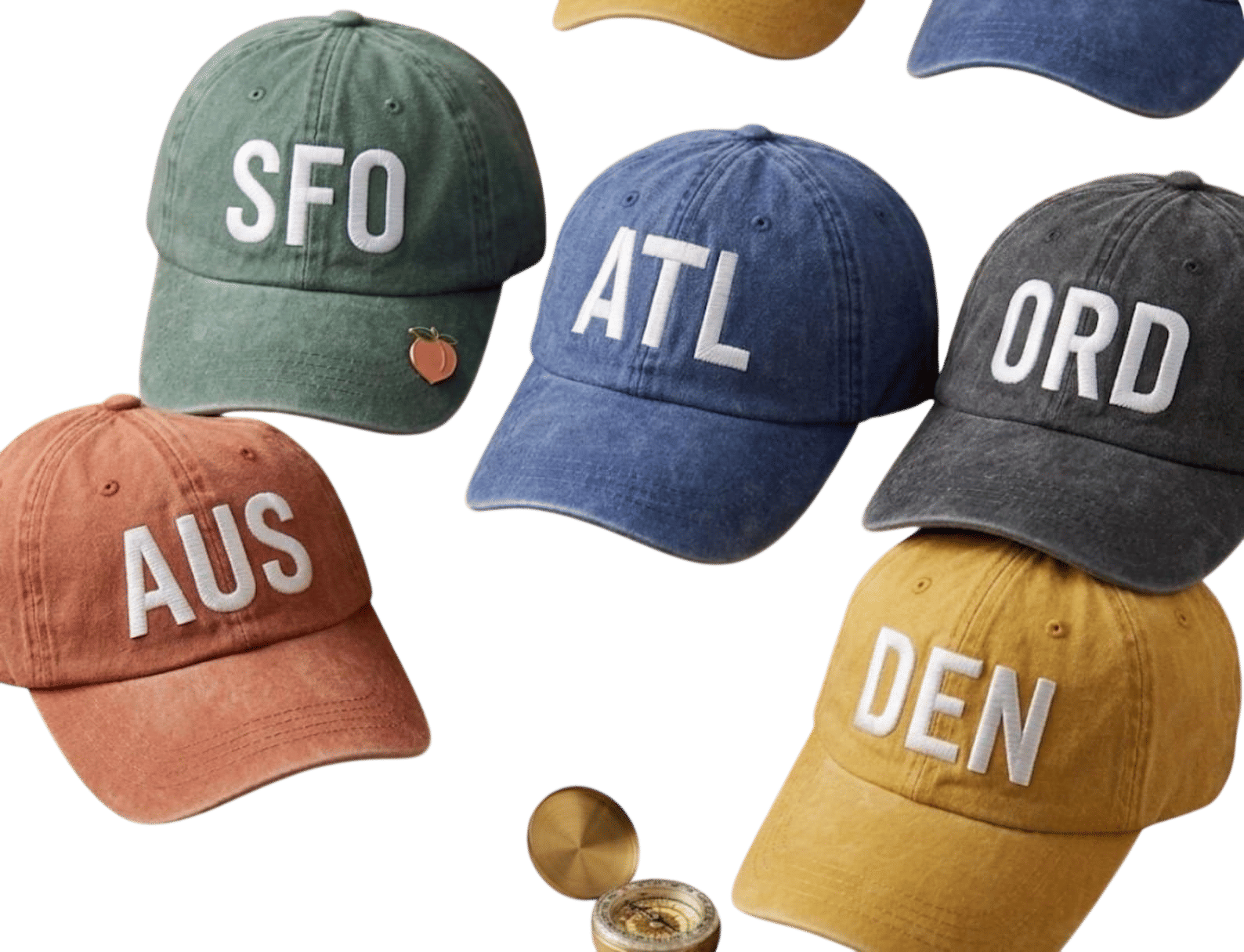 Custom Embroidered Airport Code Baseball Hat