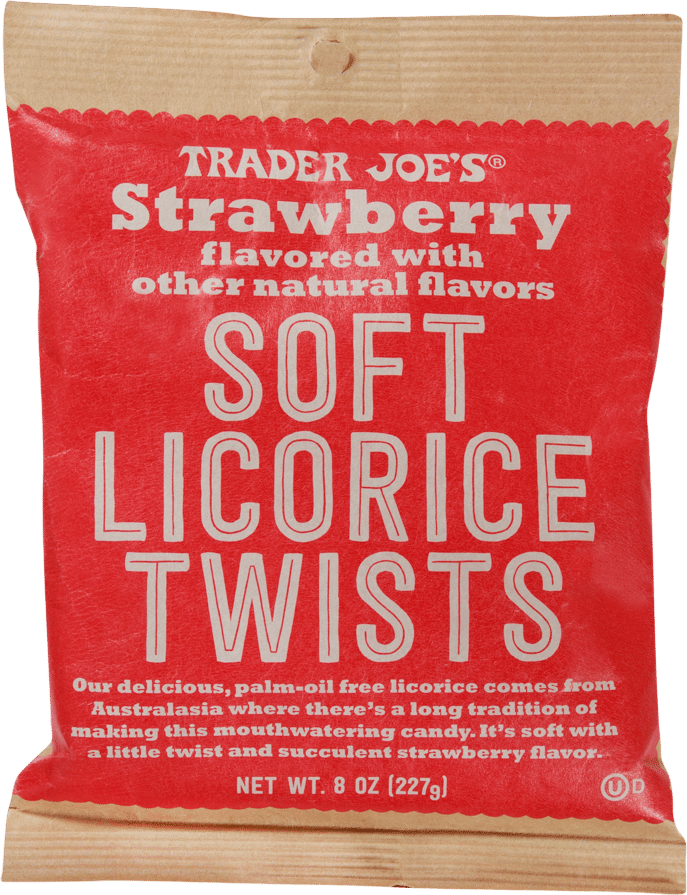 Trader Joe's Soft Strawberry Licorice Twists