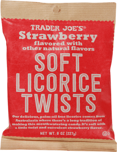 Trader Joe's Soft Strawberry Licorice Twists
