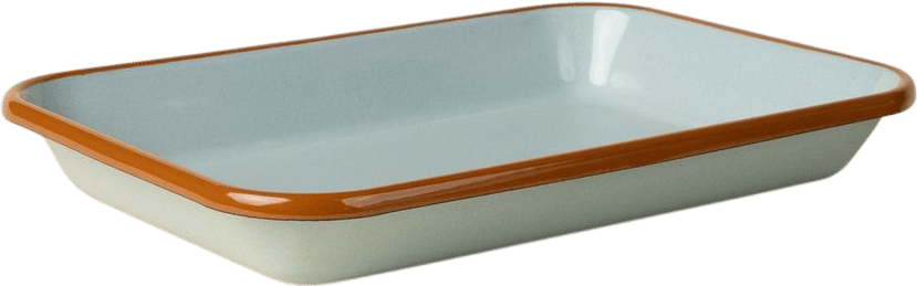 Solid Enamel Baking Dish - Large / Robin