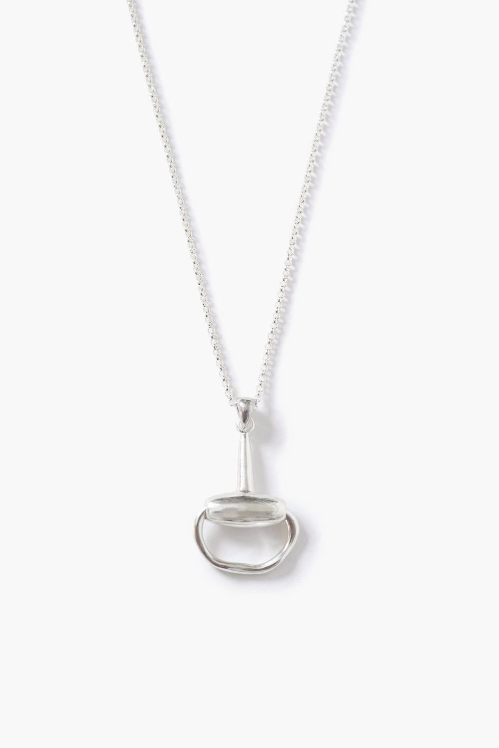 Chan Luu Horsebit Necklace Silver