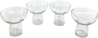 Vintage Stemless Wine/Margarita Glasses