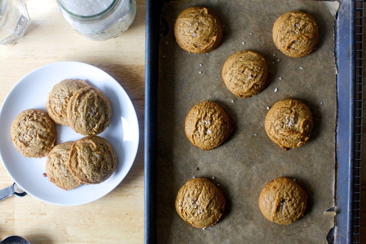 Smitten Kitchen salted peanut butter cookies