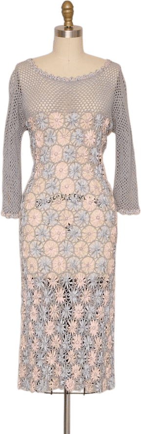 Crocheted Floral Dress | Khata Space