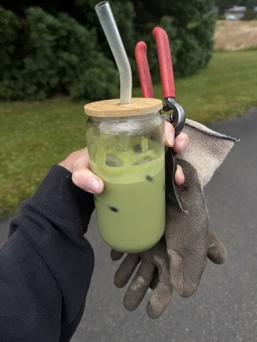 make yourself an iced beverage to soften the blow of chores
