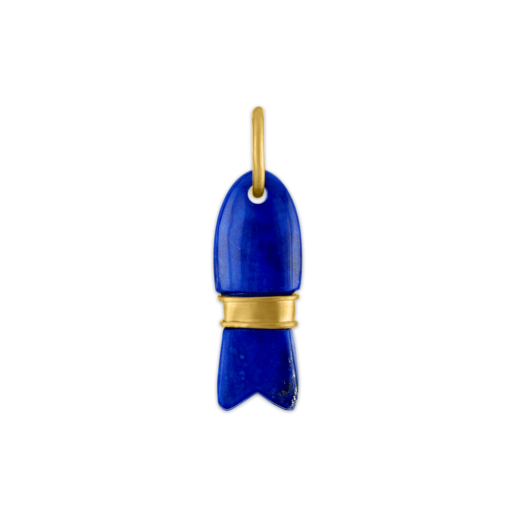Prounis Jewelry Lapis Minnow Pendant