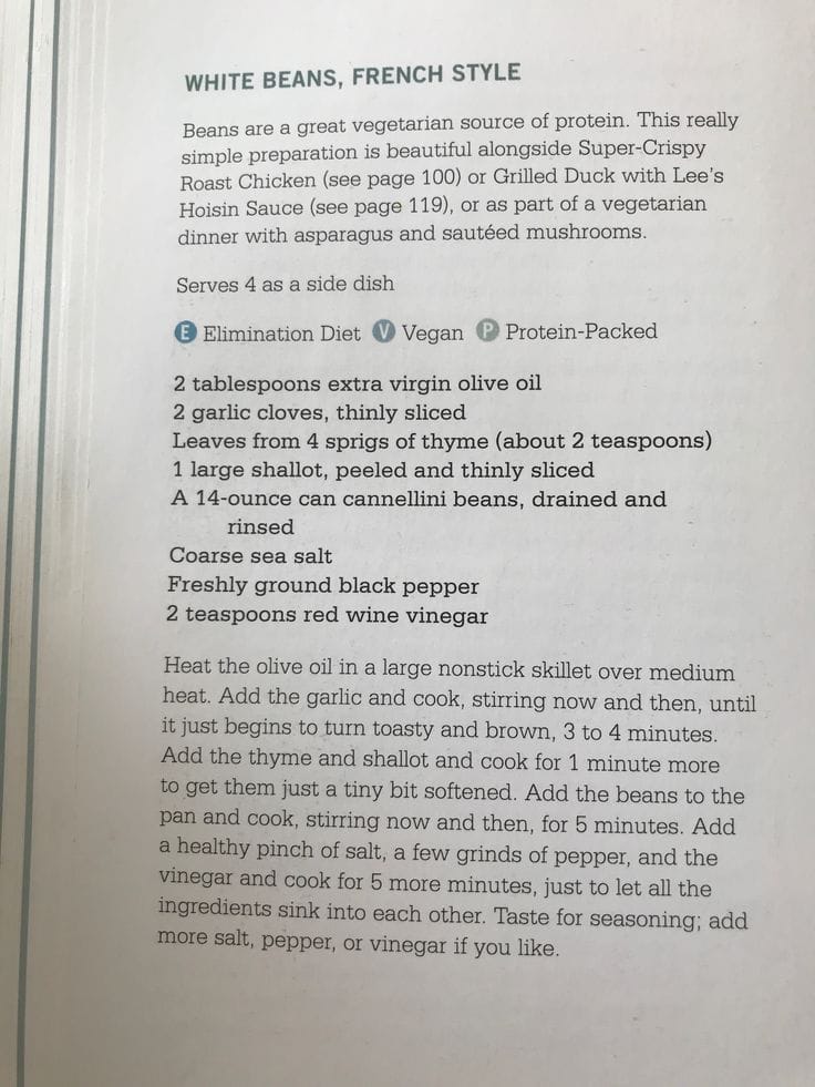 White Beans, French Style