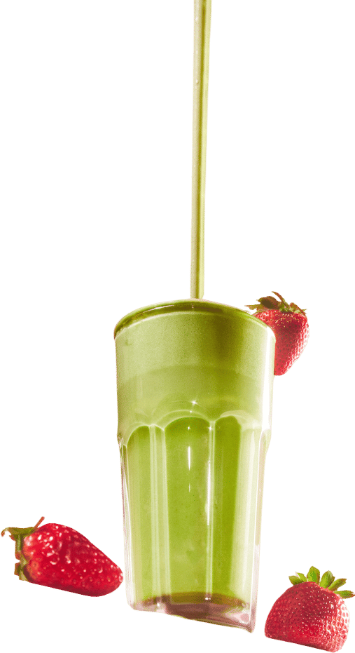 HOW TO MAKE A STRAWBERRY MATCHA LATTE AT HOME