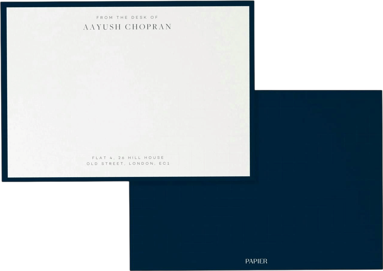 Classic Personalized Notecards