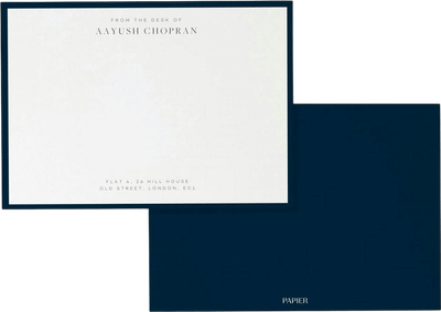 Classic Personalized Notecards