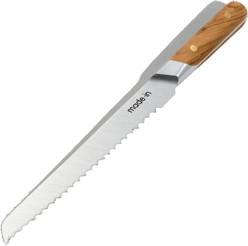 Bread Knife in Olive Wood