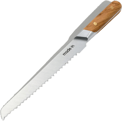 Bread Knife in Olive Wood