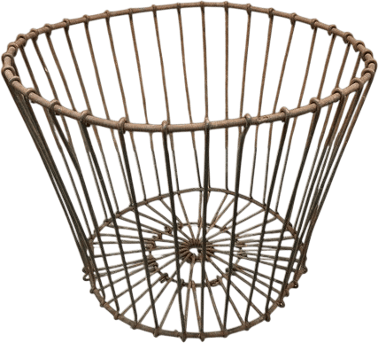 Vintage Metal Wire Basket