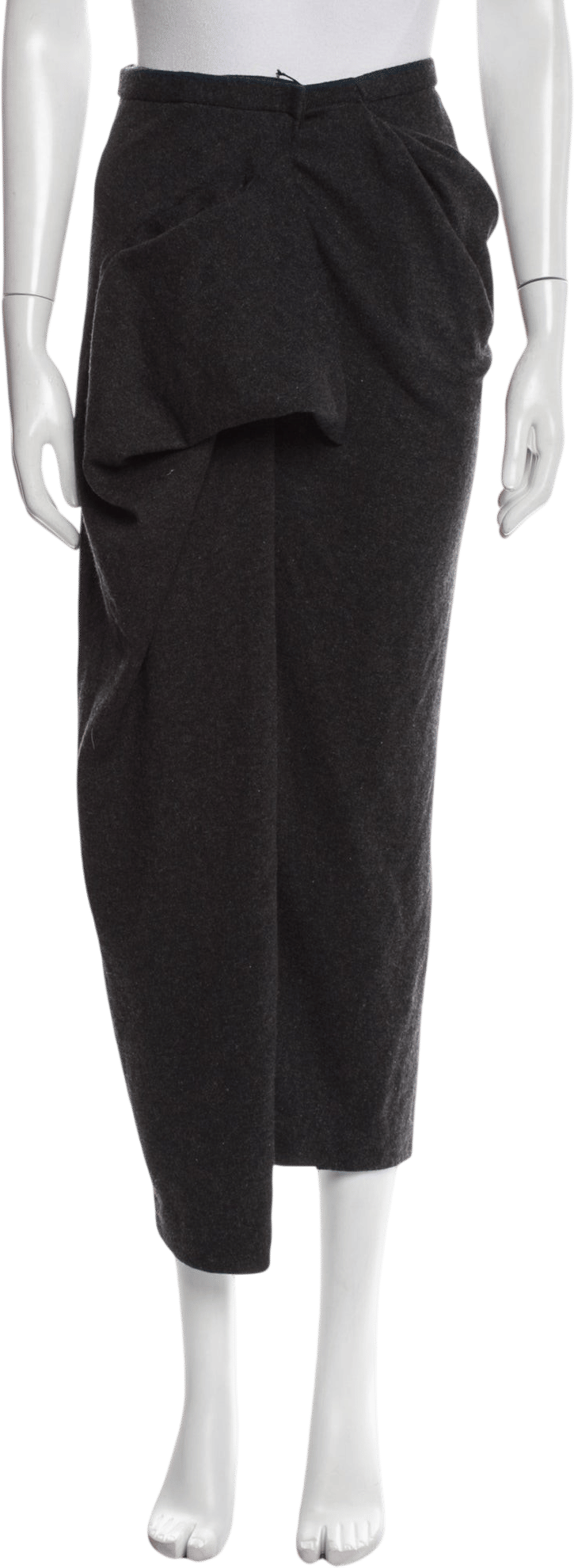 Vintage Cashmere Midi Length Skirt