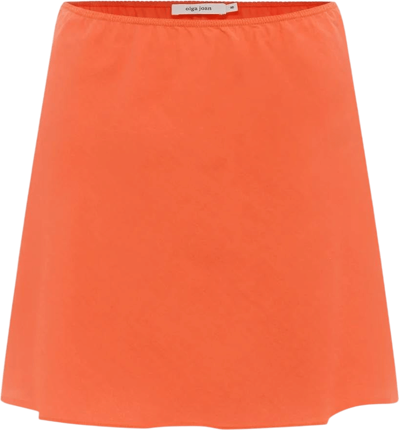 Mini Slip Skirt Arancia