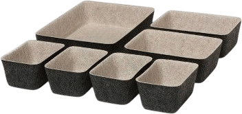Felt Drawer Organizer Inserts 7pk