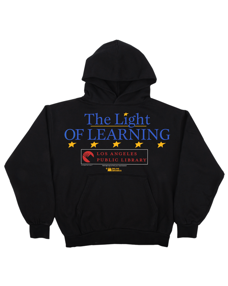 Online Ceramics Light of Learning - Black Hoodie