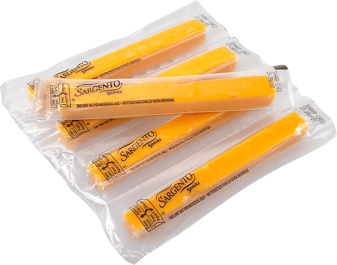 Yellow cheese stick