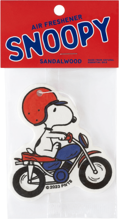 Peanuts Snoopy Motorcycle Air Freshener