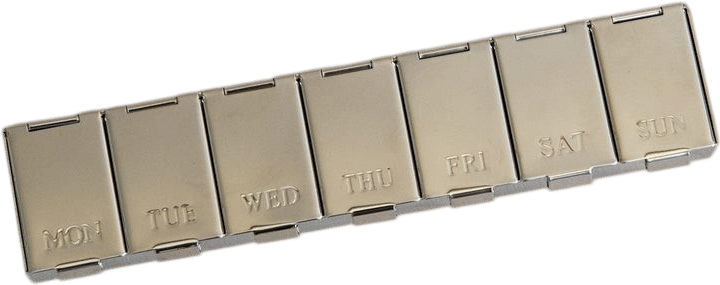 Silver Pill Box