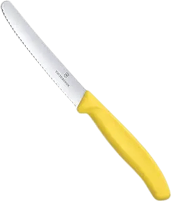 Victorinox Swiss Classic 4.5" Serrated Utility Knife Yellow