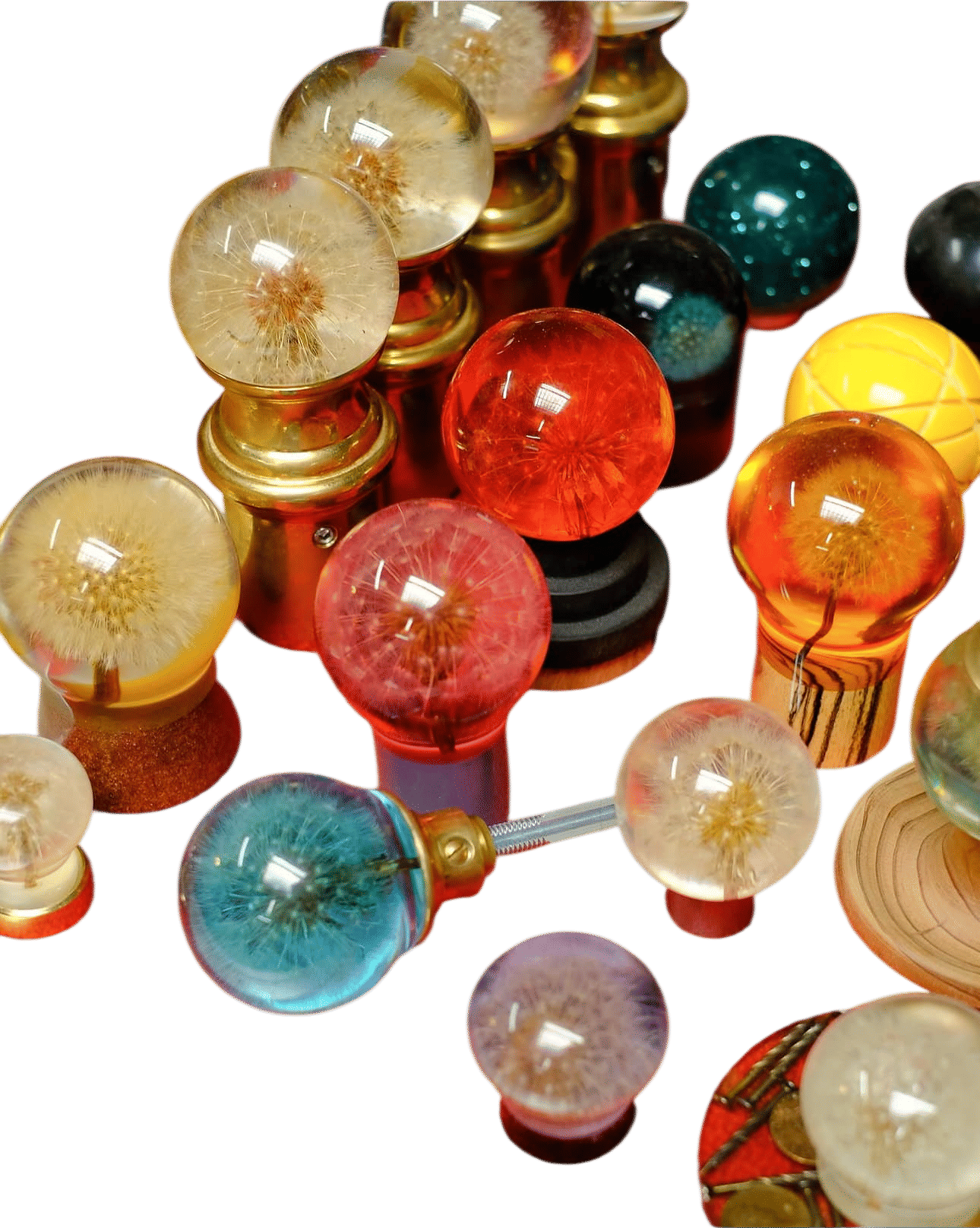 Dandelion Doorknobs
