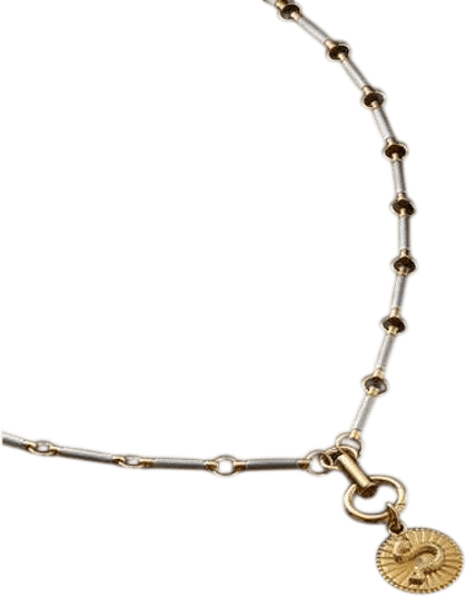 FOUNDRAE | Wholeness 18-Karat Gold, Onyx And Diamond Necklace