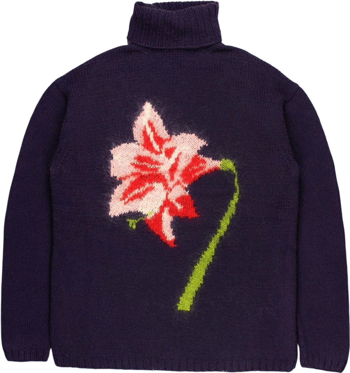 Yohji Yamamoto Pour Homme AW1995 Floral Turtleneck